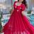 Pink Fendi Silk With Beads Embroidery Work Long Kurti