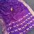 Purple Color Zari woven  Work art silk saree
