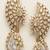 Celestial cascade polki chand drop earrings