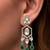 The emerald hexa-luxe drop earrings