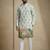 Multicolor mix cotton with schiffli work & digital print premium designer festive wear kurta trouser set
