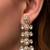 The noor-ul-ain tiered polki dangles
