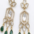 The emerald hexa-luxe drop earrings