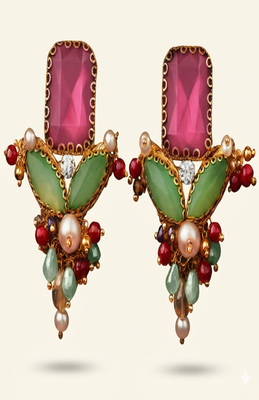 The enchanted garden mosaic studs 2