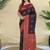 Black Color Zari Weaving Desige Work Silk Saree