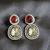 Niharika maroon earrings
