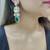Sarika green earrings