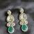 Sarika green earrings