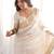 Embroidered Seqwance work Ho Silk Women's Saree With Blouse Set