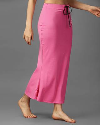 pink blended saree shapewear with mermaid cut fit 3