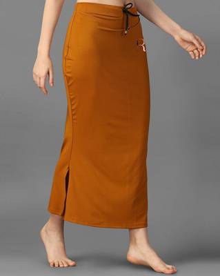 brown blended saree shapewear with mermaid cut fit 3