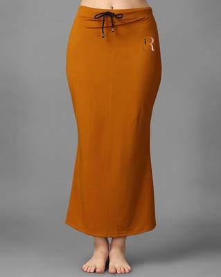 brown blended saree shapewear with mermaid cut fit 4
