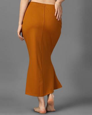 brown blended saree shapewear with mermaid cut fit 5