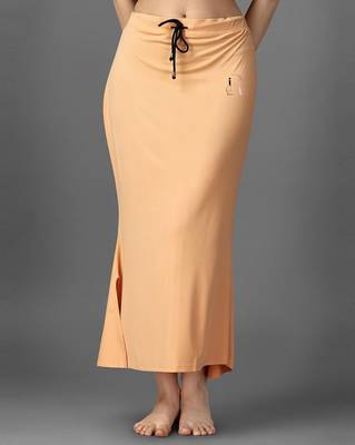 beige blended saree shapewear with mermaid cut design 3