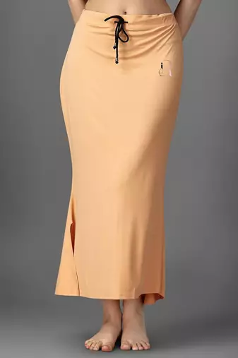 beige blended saree shapewear with mermaid cut design