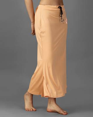 beige blended saree shapewear with mermaid cut design 4