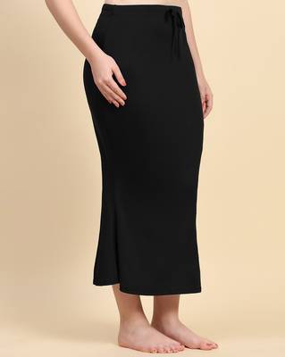 black blended saree shapewear with mermaid cut design 3