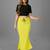 Women 4 way lycra stretchable mermaid fit saree shapewear petticoat with drawstring