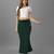 Women 4 way lycra stretchable mermaid fit saree shapewear petticoat with drawstring