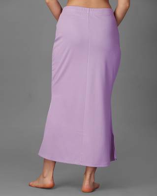 lavender blended saree shapewear with mermaid cut design 4