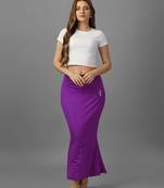 Women 4 way lycra stretchable mermaid fit saree shapewear petticoat with drawstring