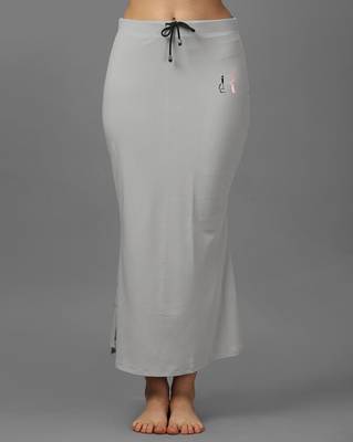 silver blended saree shapewear skirt with mermaid cut 4