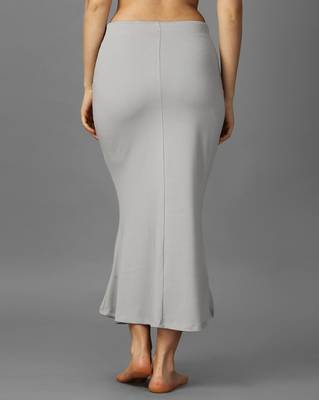silver blended saree shapewear skirt with mermaid cut 5
