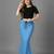 Women 4 way lycra stretchable mermaid fit saree shapewear petticoat with drawstring