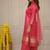 Pink Embroidered Viscose Kurta Set with Pant & Chanderi Dupatta | Ethnic for Women