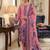 Premium floral printed jamdani muga cotton salwar kameez material