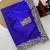 Blue color faux georgette bandhni print & embroidered border saree
