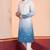 Multi color silky silk premium designer festive wear kurta trouser set