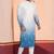 Multi color silky silk premium designer festive wear kurta trouser set