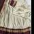 Earthy Grey Kanjivaram Silk blend Half Saree with Traditional Gold Zari Weaving Work