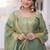 Green Fendi Crush designer readymade top-sharara-dupatta
