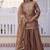 Brown Fendi Crush designer readymade top-sharara-dupatta