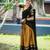 Mustard Yellow Kanjivaram Silk blend Half Saree with Rich Zari Weaving Work