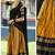 Mustard Yellow Kanjivaram Silk blend Half Saree with Rich Zari Weaving Work
