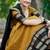 Mustard Yellow Kanjivaram Silk blend Half Saree with Rich Zari Weaving Work