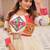 Womens new stylish  heavy gamthi work with mirror lace work gown set
