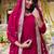 Womens new stylish heavy sequence embroidery work gown set