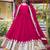 Womens new stylish heavy sequence embroidery work gown set