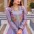 Womens new simply wear embroidery sequence with thread work gown set