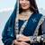 Womens new trendy heavy cording sequence & beads embroidery work gown set