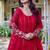 Womens casual party wear heavy 5mm sequence embroidery work gown set