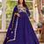 Womens casual party wear heavy 5mm sequence embroidery work gown set