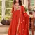Womens casual party wear heavy 5mm sequence embroidery work gown set