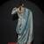 Designer sky blue handwork zarkan border kanjivaram silk saree
