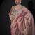 Designer pink handwork zarkan border kanjivaram silk saree
