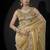Designer yellow handwork zarkan border kanjivaram silk saree